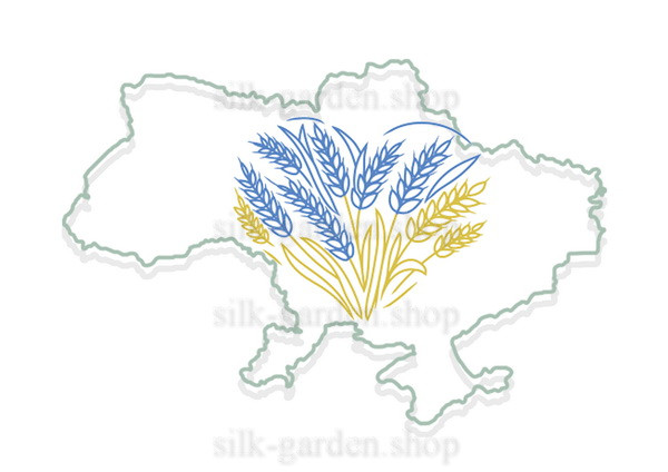 Принт/схема для вишивки - Карта України - 18