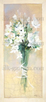 Принт WH-239 Принт WH-239 (ткань с рисунком) для вышивания лентами, гладью, художественным бисером (разметки под бисер нет)