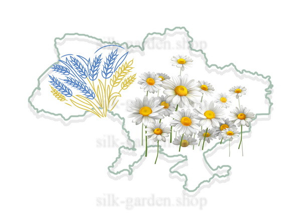 Принт/схема для вишивки - Карта України - 19