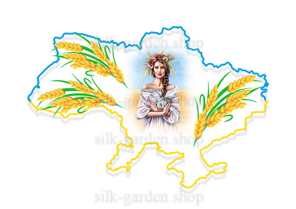 Принт/схема для вишивки - Карта України - 29
