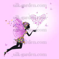 Принт Цветочная дама-10 - Принт Цветочная дама-10