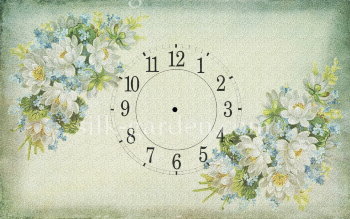 Принт Ч-102 Принт (ткань с рисунком) для вышивания лентами, гладью, художественным бисером (разметки под бисер нет)