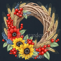 Принт/схема для вишивки - Український вінок - 27