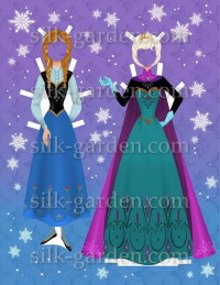 Кукла из фетра - frozen - 1