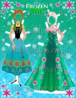 Кукла из фетра - frozen - 3