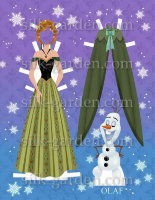 Кукла из фетра - frozen - 5