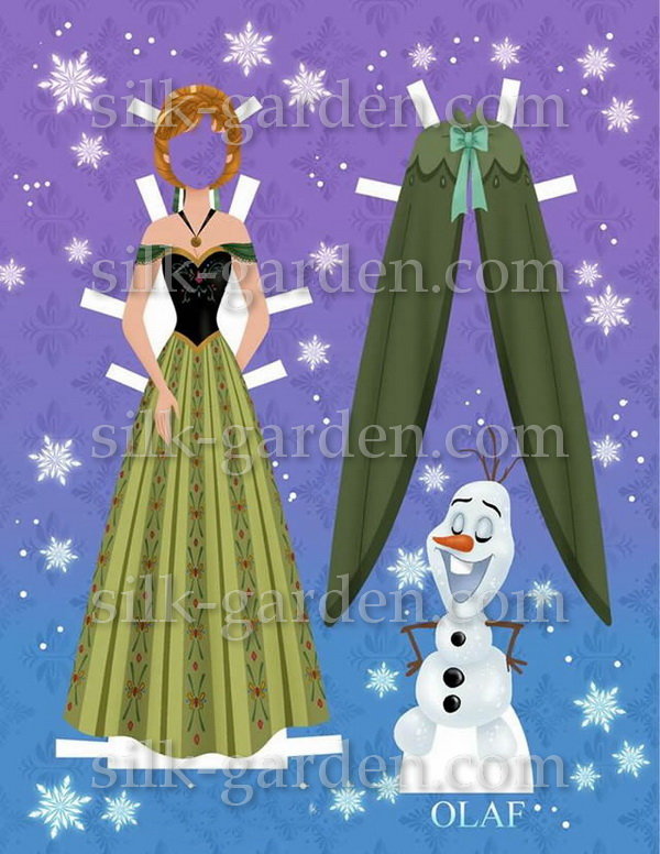 Кукла из фетра - frozen - 5