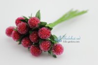 Ягоды круглые красные мини 