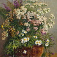 Принт Ромашки РО-129 - Принт Ромашки РО-129