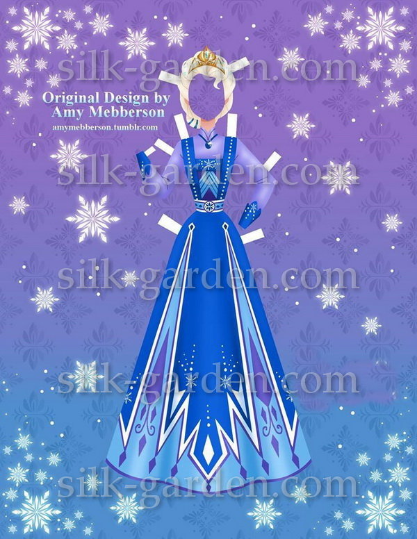 Кукла из фетра - frozen - 8
