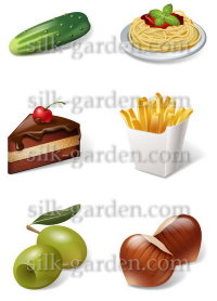 Фетр с рисунком Еда, напитки FP-food-4