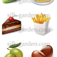 Фетр с рисунком Еда, напитки FP-food-4 - Фетр с рисунком Еда, напитки FP-food-4