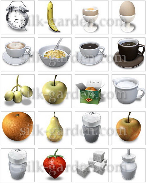 Фетр с рисунком Еда, напитки FP-food-5