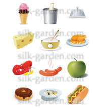 Фетр с рисунком Еда, напитки FP-food-7
