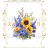 Принт Пасхальний рушник на кошик/схема для вишивки - 281