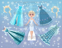 Кукла из фетра - frozen - 22