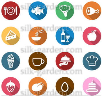 Фетр с рисунком Еда, напитки FP-food-22 Купить фетр с рисунком по выгодной цене. Заказать печать на фетре под заказ.